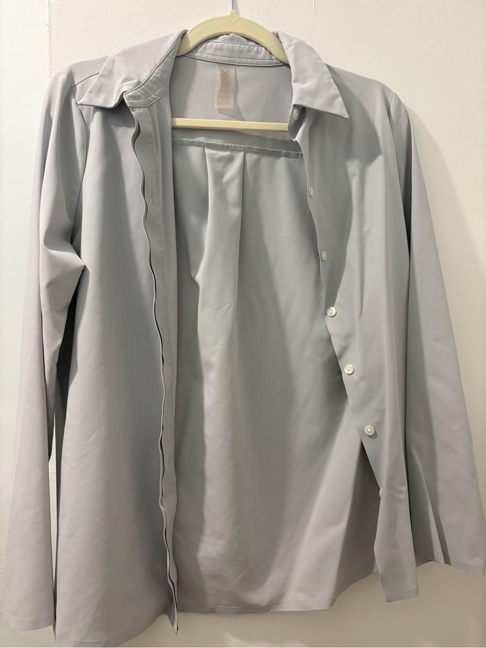 RHONE Mirage Button-Up in Grey Mist